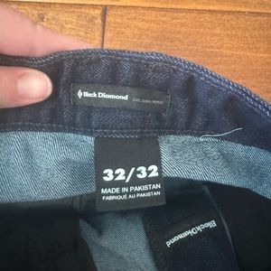 Black diamond zone denim pant